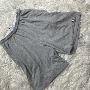 CHAMPION CASUAL LOUNGE GREY BASKBETBALL SHORTS MEN SOFT PULL ON SPORT SMALL